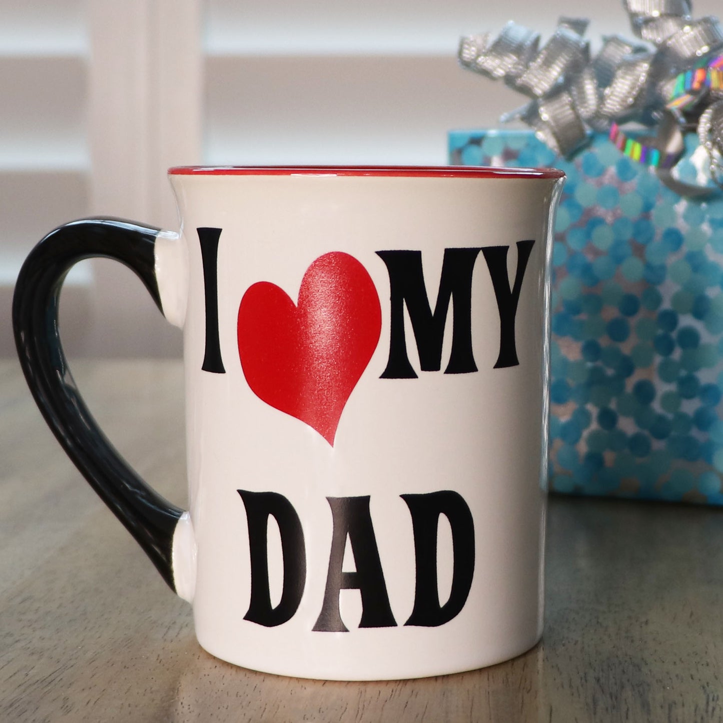 Cottage Creek I Love My Dad Mug, 16oz, Ceramic, 6", Multicolored Dad Coffee Mug