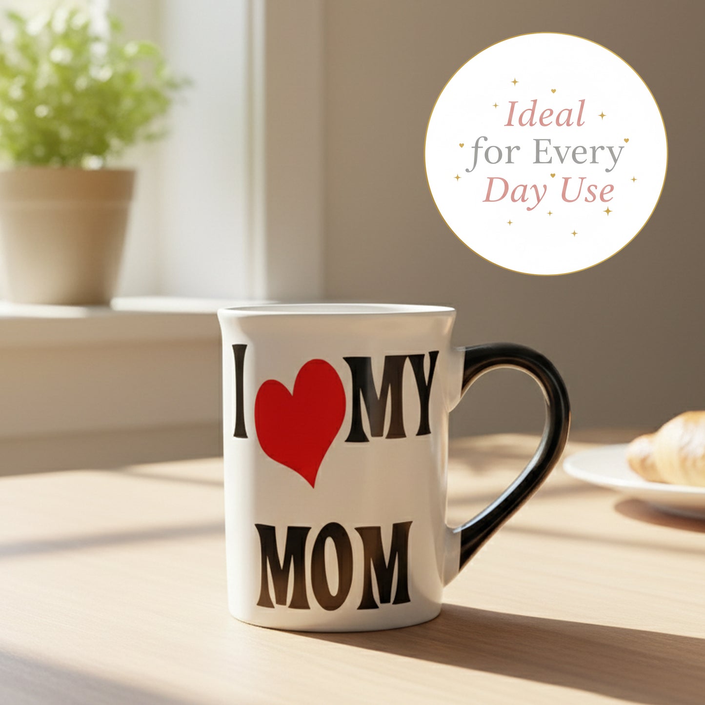 Cottage Creek Mugs | 16 Oz Ceramic Mom Coffee Mug | Large Coffee Cup for Women, Mother, Mama, Grandma | Birthday Gifts for Mom from Daughter | Christmas Mothers Day Gifts | Home Decor Cup