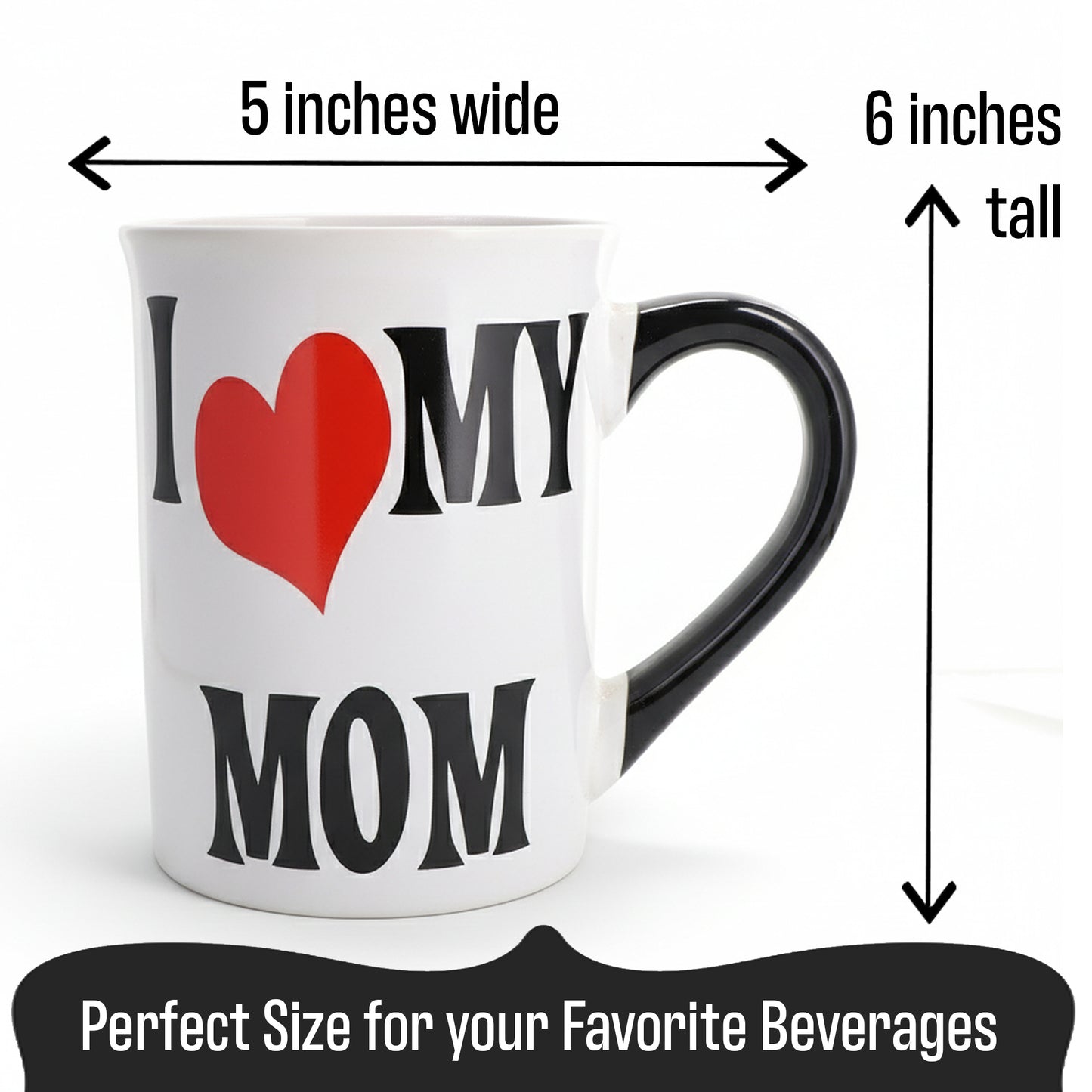 Cottage Creek Mugs | 16 Oz Ceramic Mom Coffee Mug | Large Coffee Cup for Women, Mother, Mama, Grandma | Birthday Gifts for Mom from Daughter | Christmas Mothers Day Gifts | Home Decor Cup