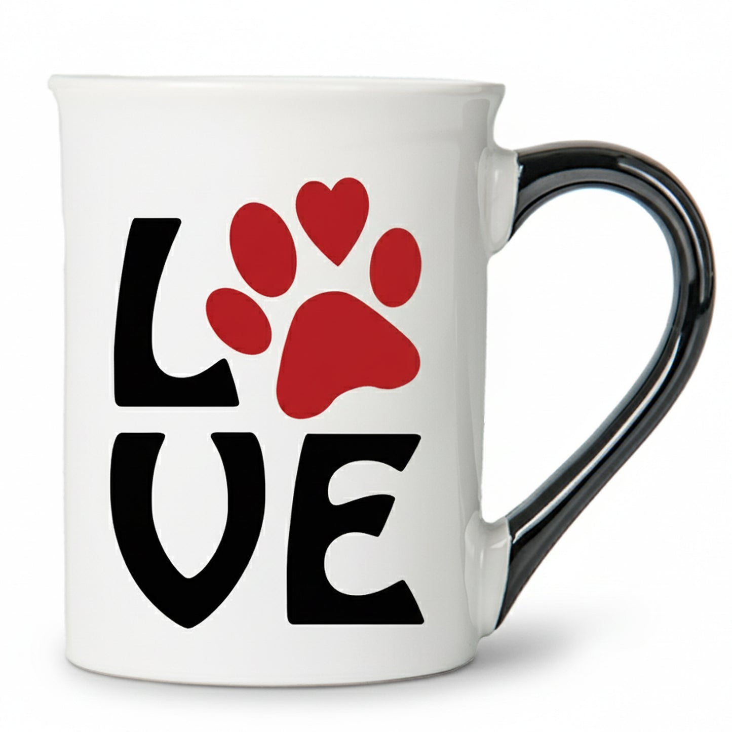 Cottage Creek Coffee Cups | I Love Dogs 16oz Ceramic Coffee Mug | Ideal I Love My Dog Gifts for Women, Men | Funny Gifts for Mom, Dad, Girlfriend, Boyfriend