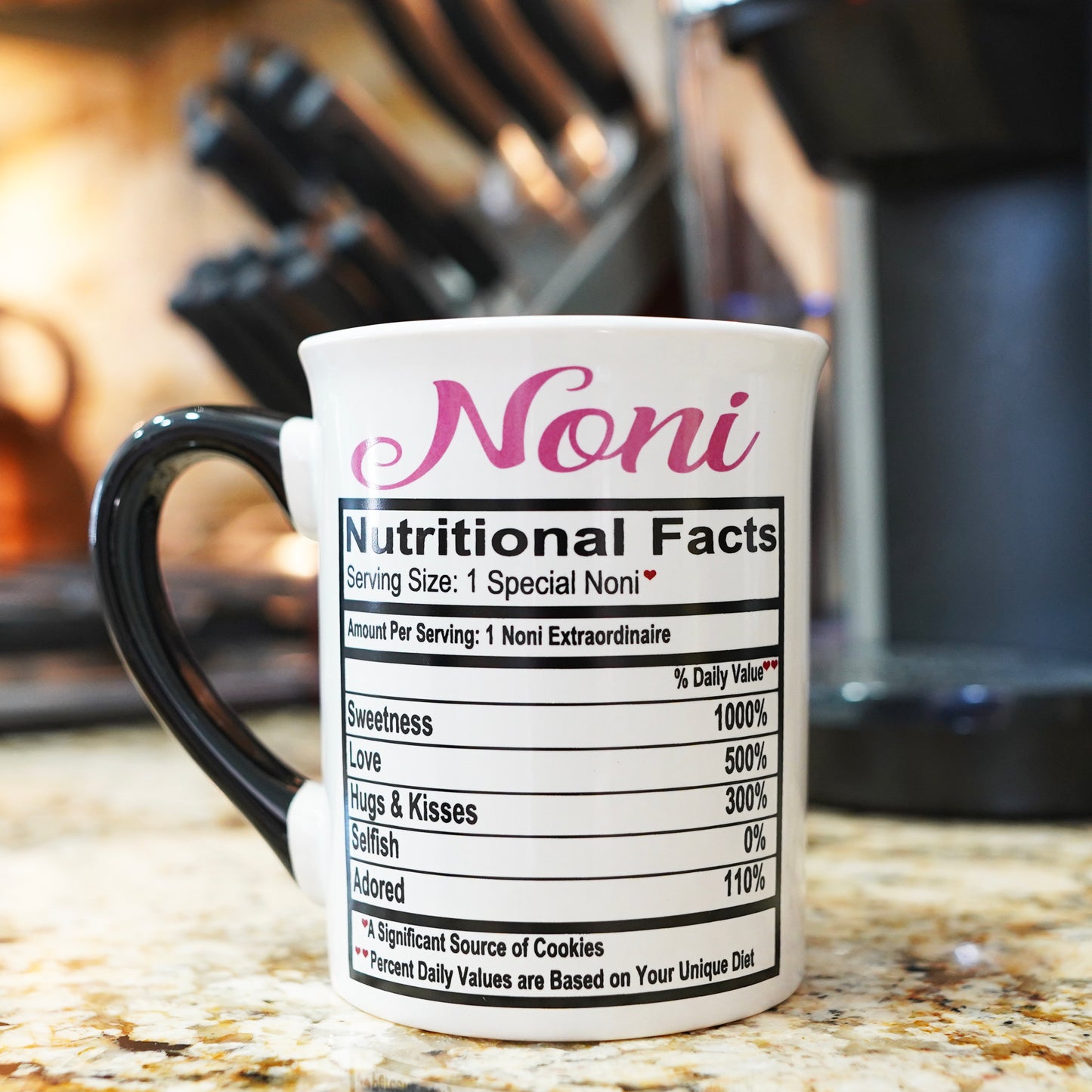 Noni Coffee Mug, Ceramic 16oz. Large Coffee Mug