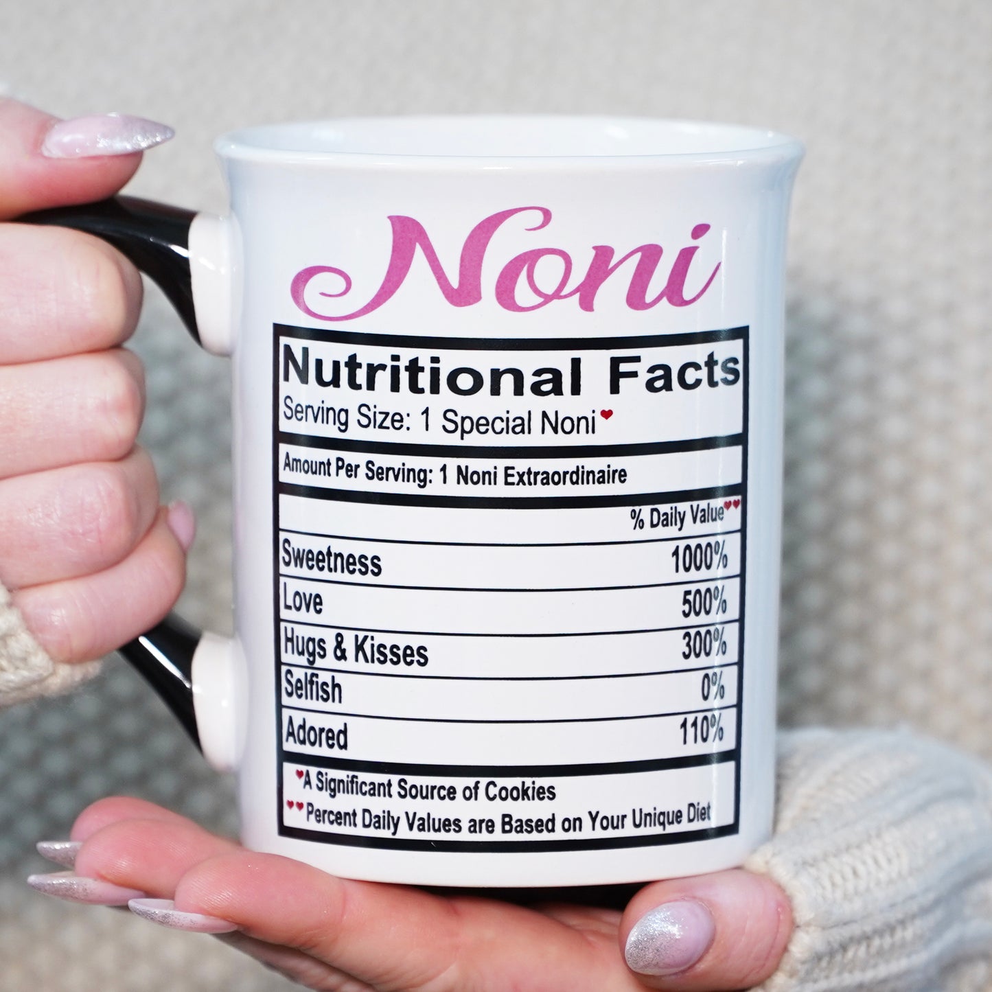 Noni Coffee Mug, Ceramic 16oz. Large Coffee Mug