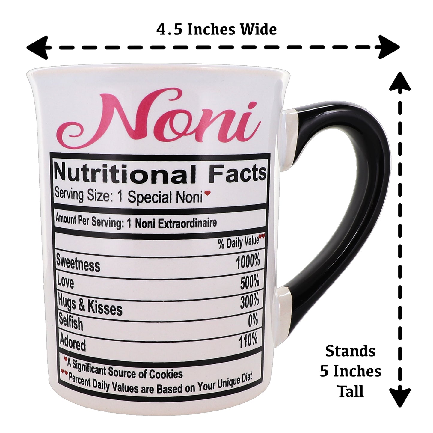 Noni Coffee Mug, Ceramic 16oz. Large Coffee Mug