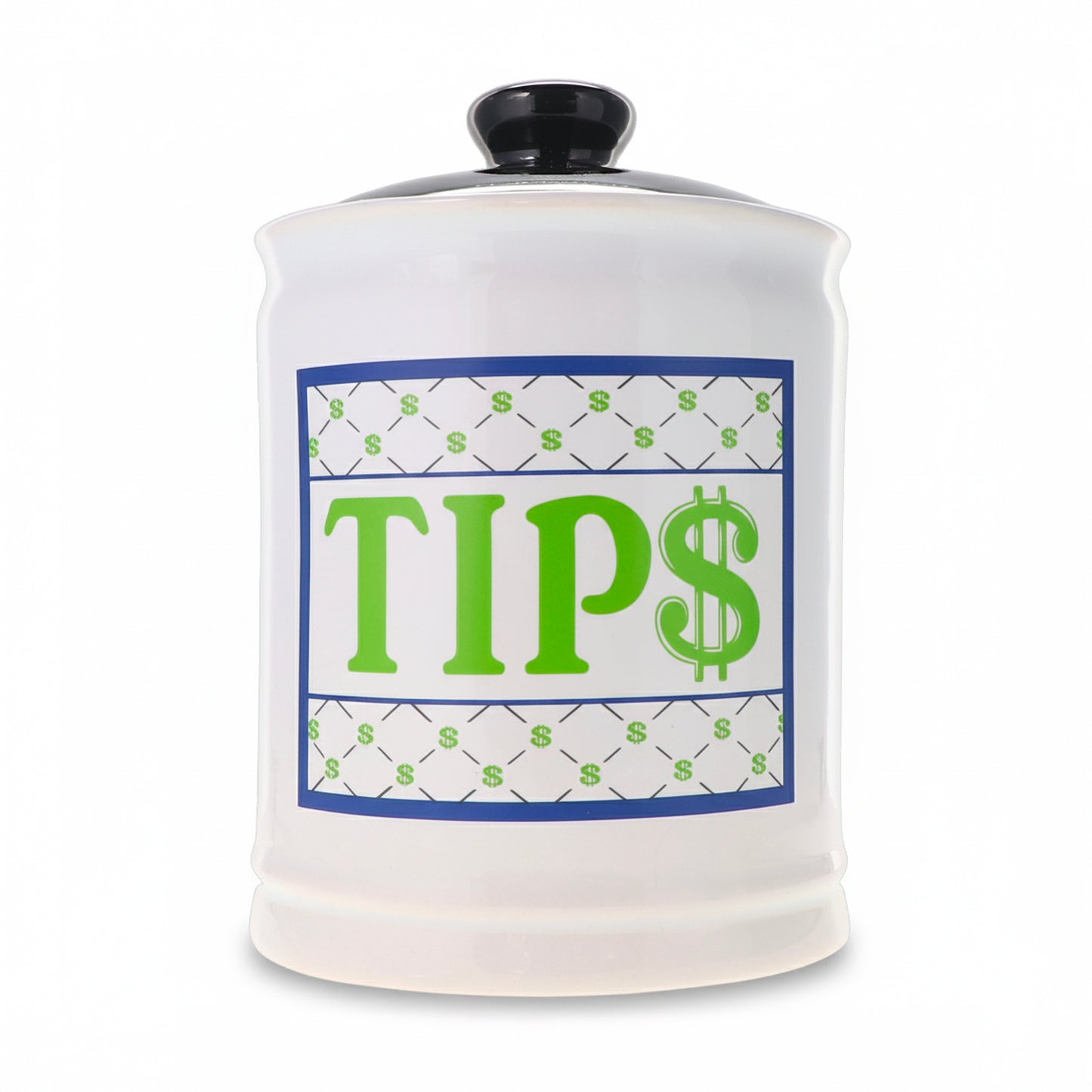 Cottage Creek Jars | Tip Jar for Money | Ceramic Tips Piggy Bank, Donation, Gratitude Tips Jar | Gifts for Women, Men, Musicians, Bartender | Christmas Gift Ideas