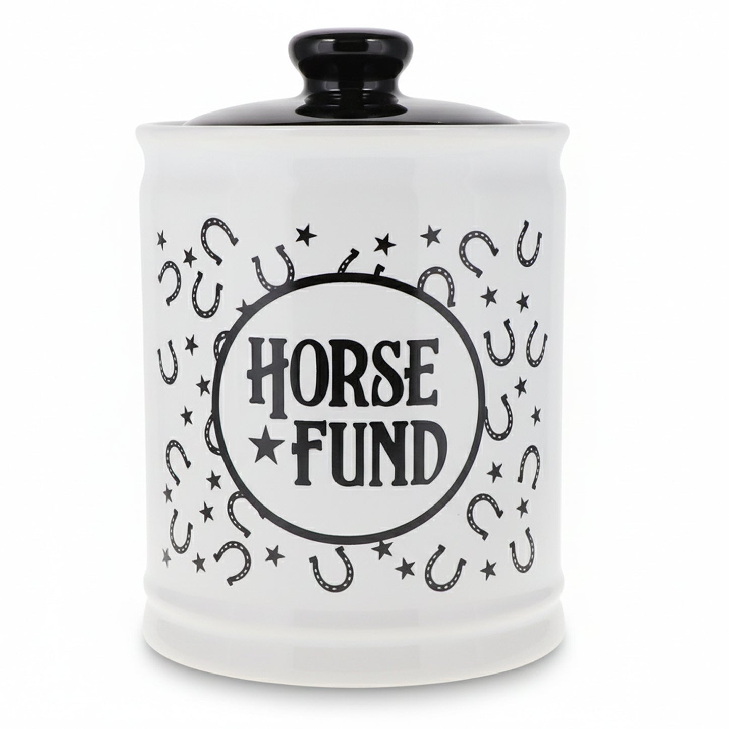 Cottage Creek Jars | Horse Fund Piggy Bank | Ceramic Money Jar Storage Container for Adults & Kids | Christmas Gifts & Horse Gifts for Girls, Women, Men, Cowboys & Cowgirls | Home Decor Savings Bank