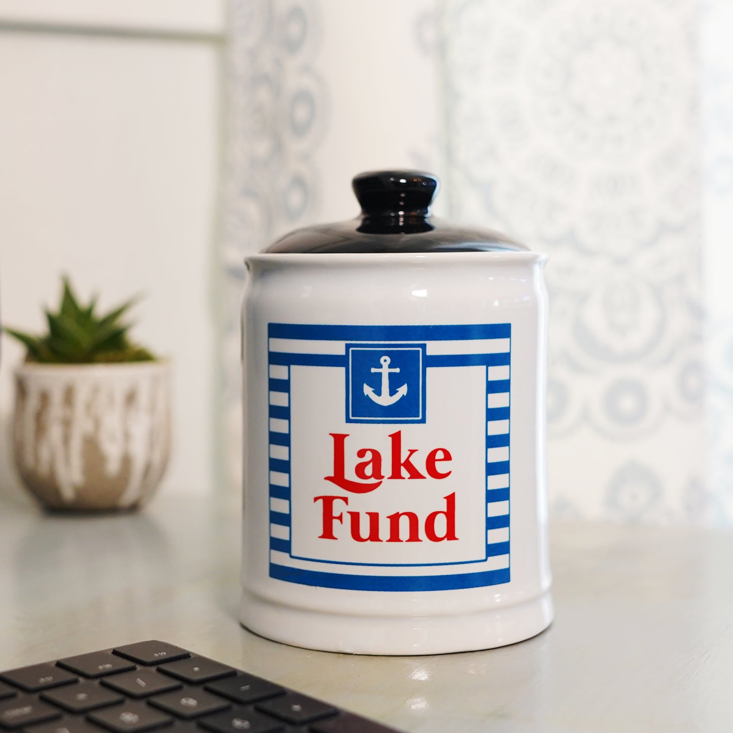 Lake Fund Piggy Bank, Lake Life Adventure Candy Jar