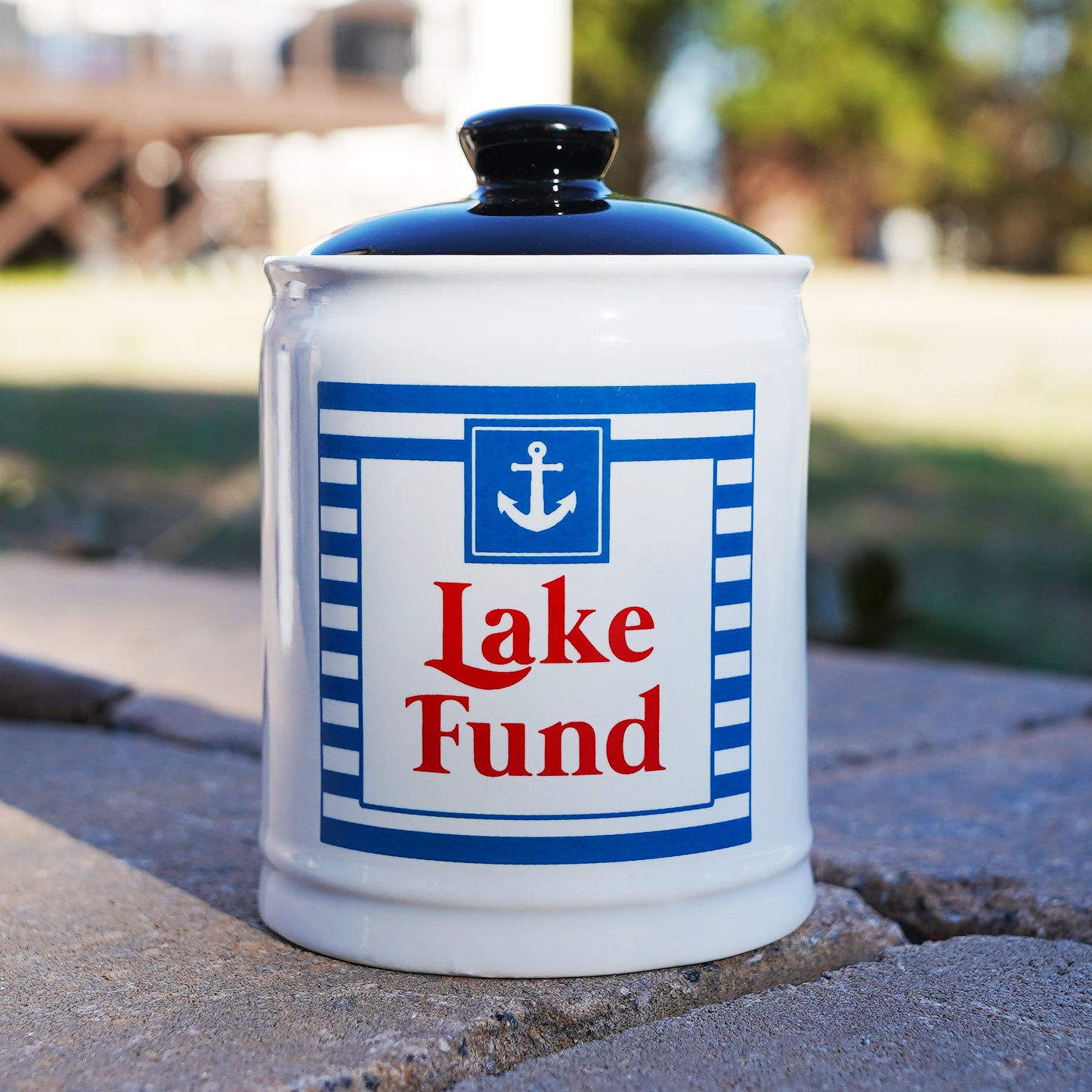 Lake Fund Piggy Bank, Lake Life Adventure Candy Jar