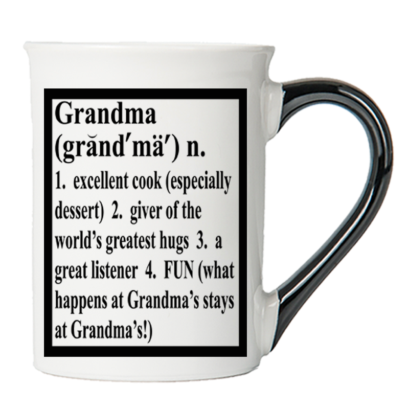 Cottage Creek Grandma Mug, 16oz. Ceramic 6" Multicolored Grandma Coffee Mug