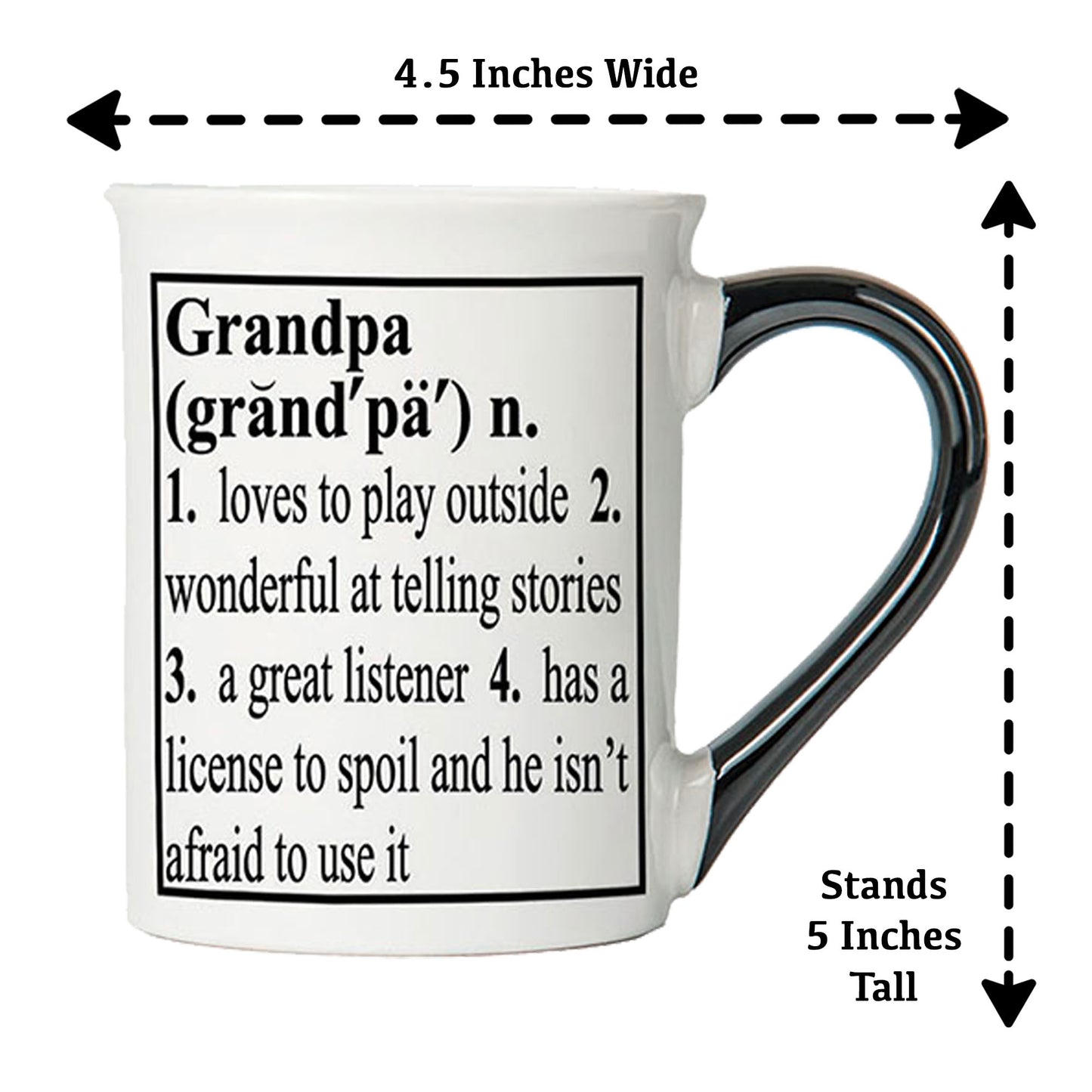 Cottage Creek Grandpa Mug, Grandpa Coffee Mug for Grandpa, 16oz., 6" Multicolored