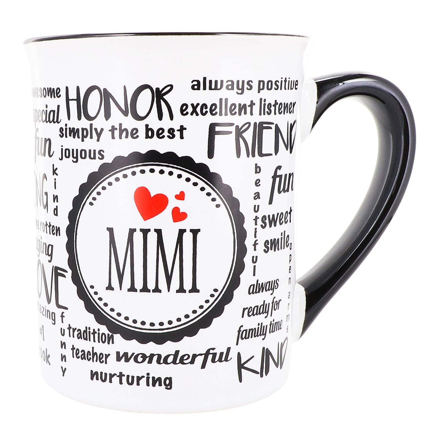 Cottage Creek Mimi Mug, Mimi Coffee Mug, Ceramic, 16oz., 6" Multicolored