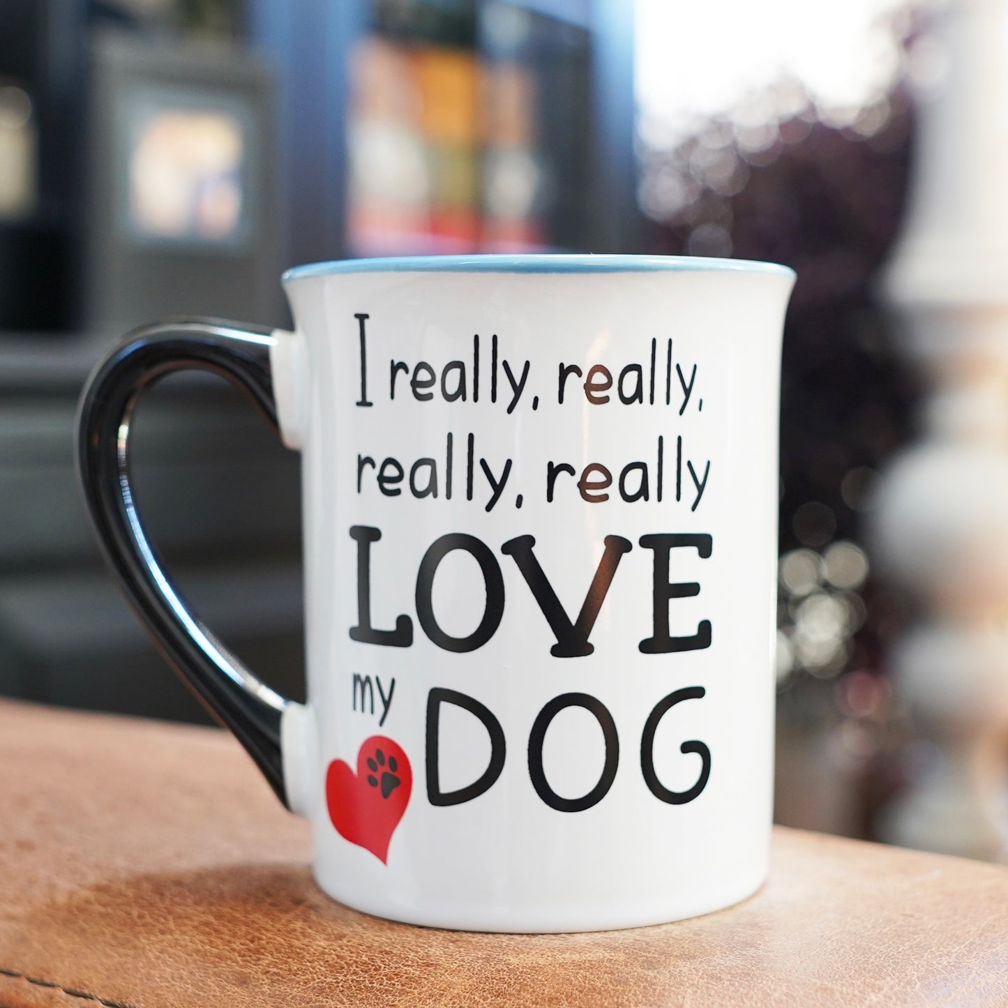 Cottage Creek Coffee Cups | I Really Love My Dog 16oz Ceramic Coffee Mug | Ideal I Love My Dog Gifts for Women, Men | Funny Gifts for Mom, Dad, Girlfriend, Boyfriend
