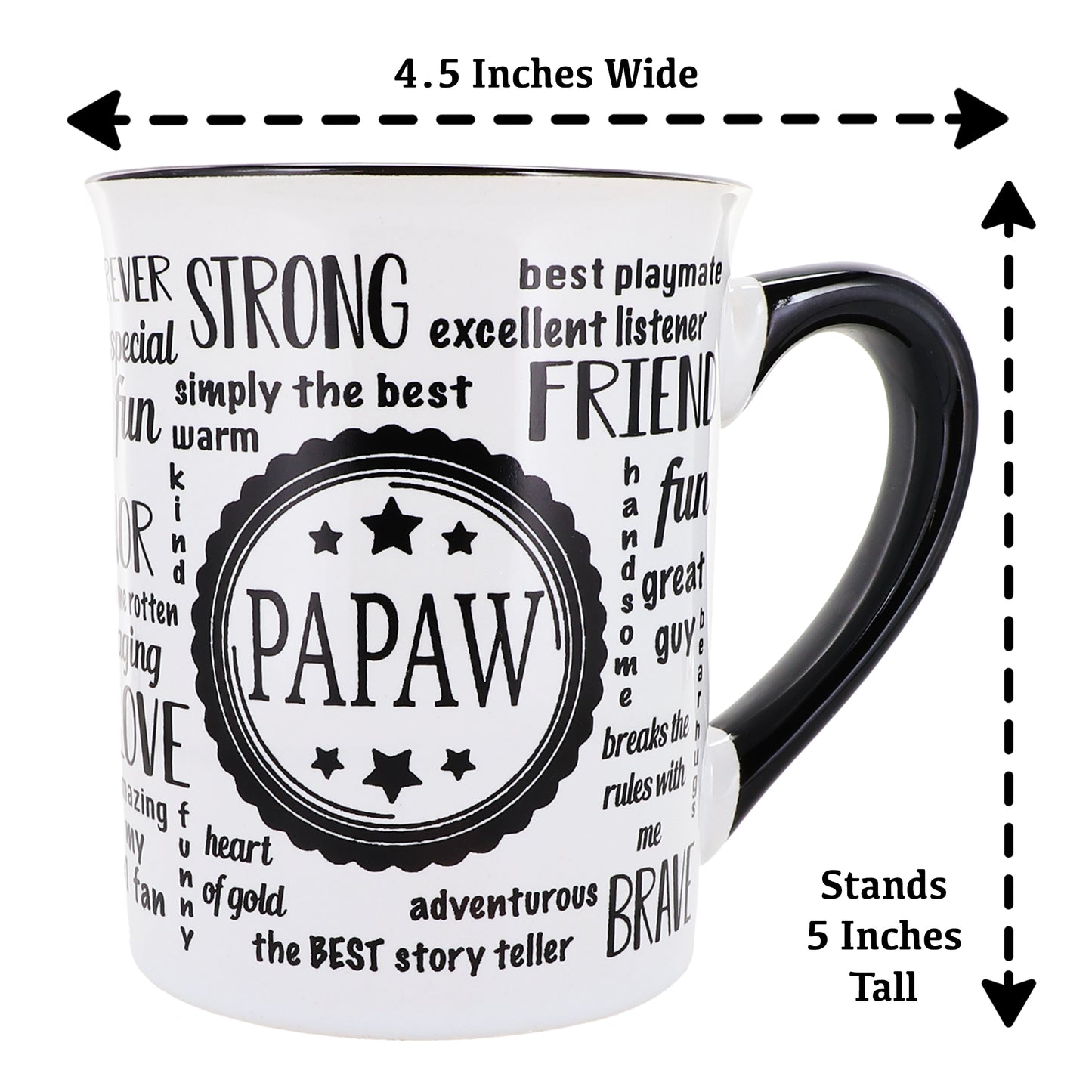 Cottage Creek Papaw Mug, Papaw Coffee Mug for Papaw, 16oz., 6" Multicolored