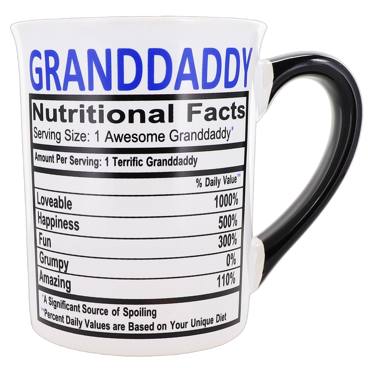 Cottage Creek Granddaddy Mug, Ceramic 16oz. Multicolored 6" Granddaddy Coffee Mug