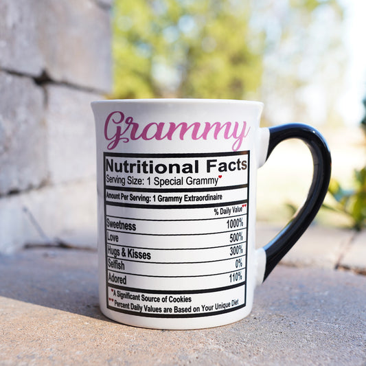 Cottage Creek Grammy Mug, Grammy Coffee Mug for Grammy, 16oz., 6" Multicolored