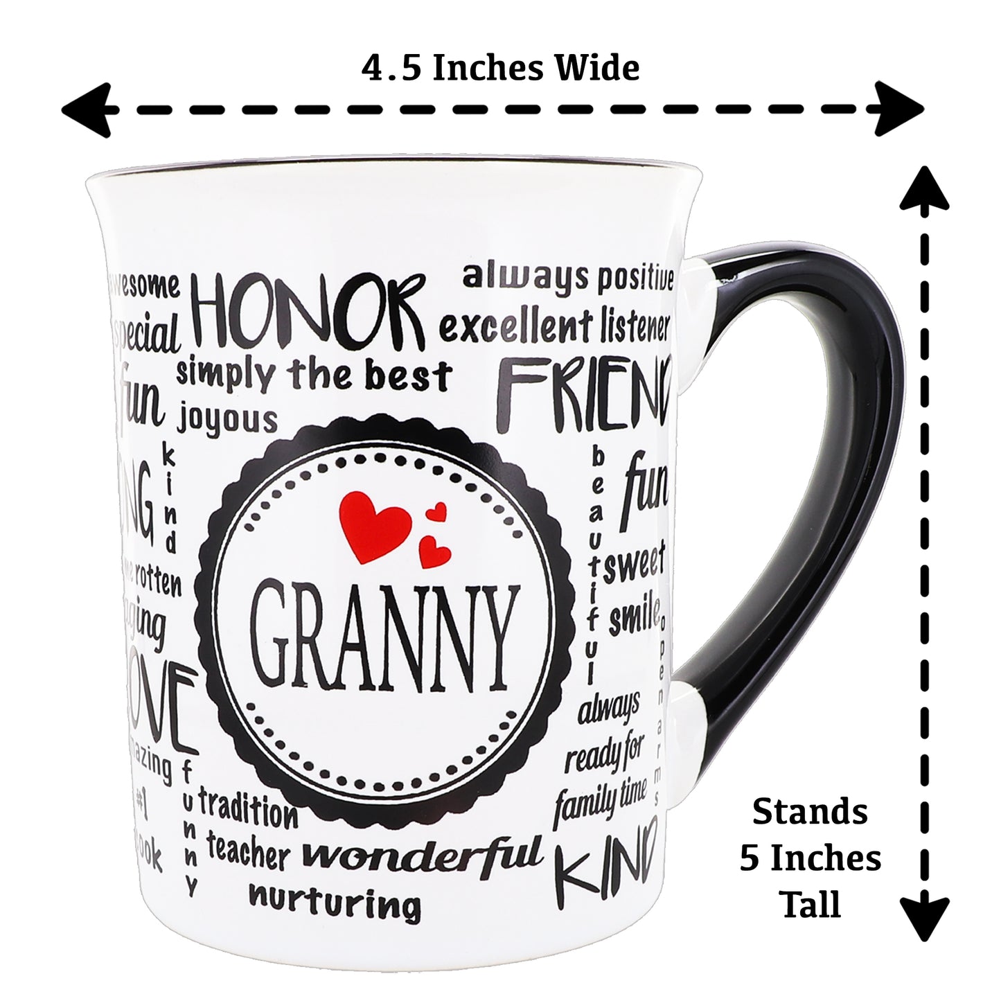Cottage Creek Granny Mug, Granny Coffee Mug for Granny, 16oz., 6" Multicolored