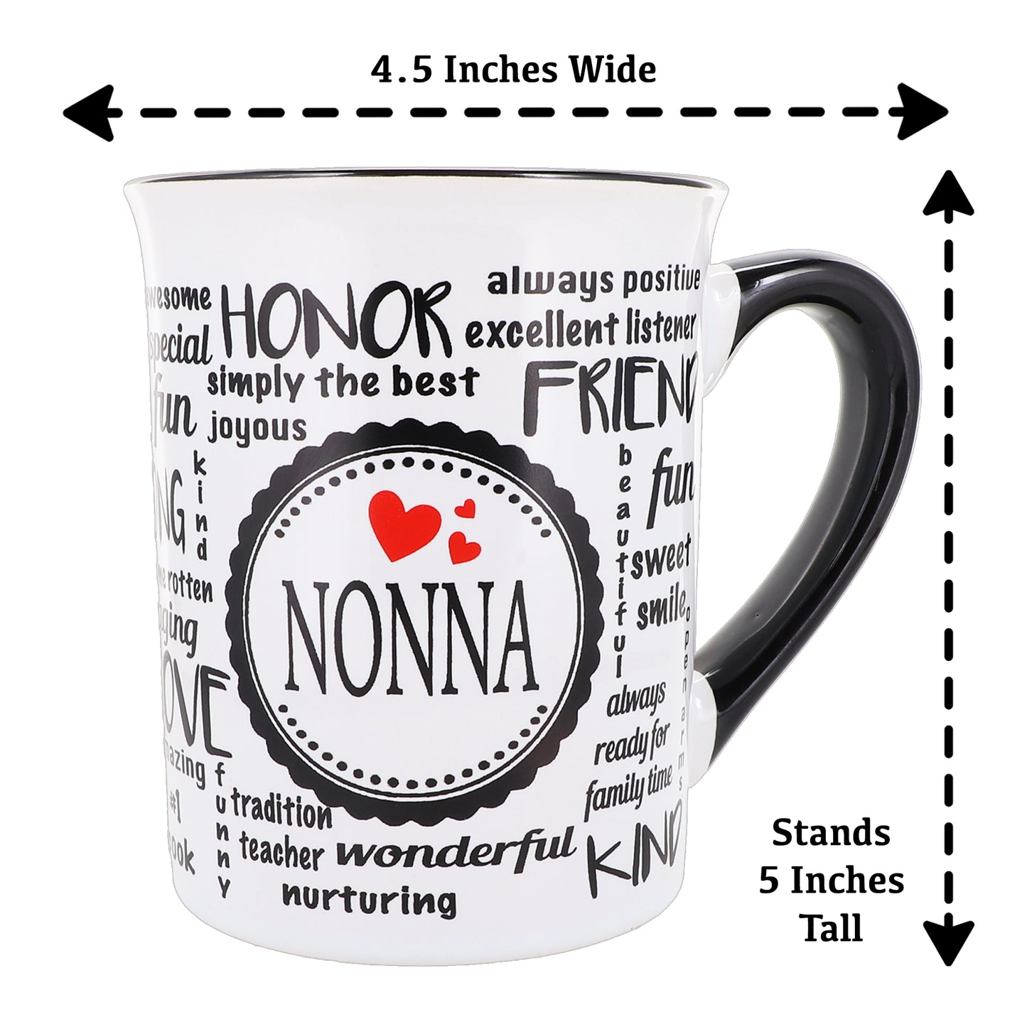 Cottage Creek Nonna Mug, Nonna Coffee Mug for Nonna, 16oz., 6" Multicolored