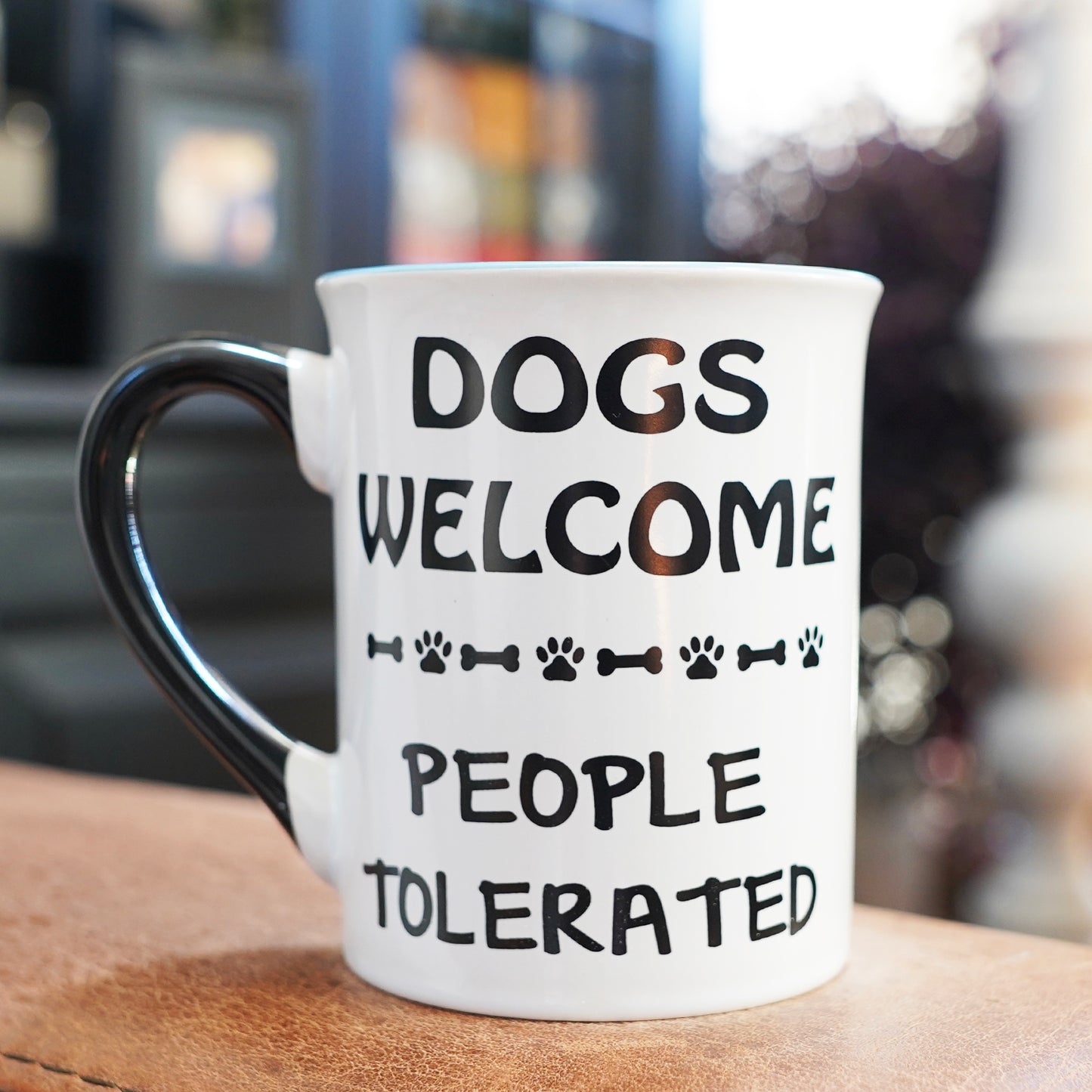 Cottage Creek Dogs Welcome, People Tolerated Dog Coffee Mug, 16oz., Multicolored