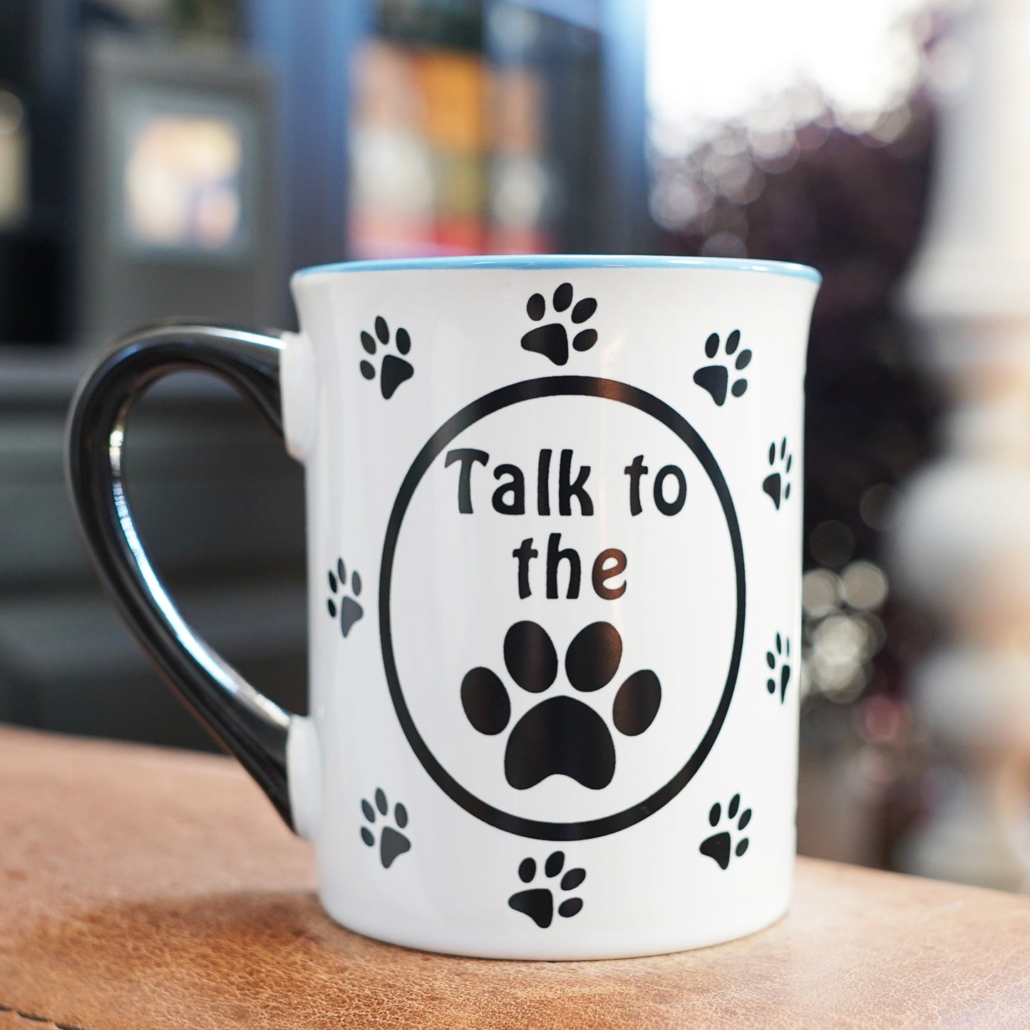 Cottage Creek Coffee Cups | Talk to the Paw 16oz Ceramic Coffee Mug | Ideal I Love My Dog Gifts for Women, Men | Funny Gifts for Mom, Dad, Girlfriend, Boyfriend