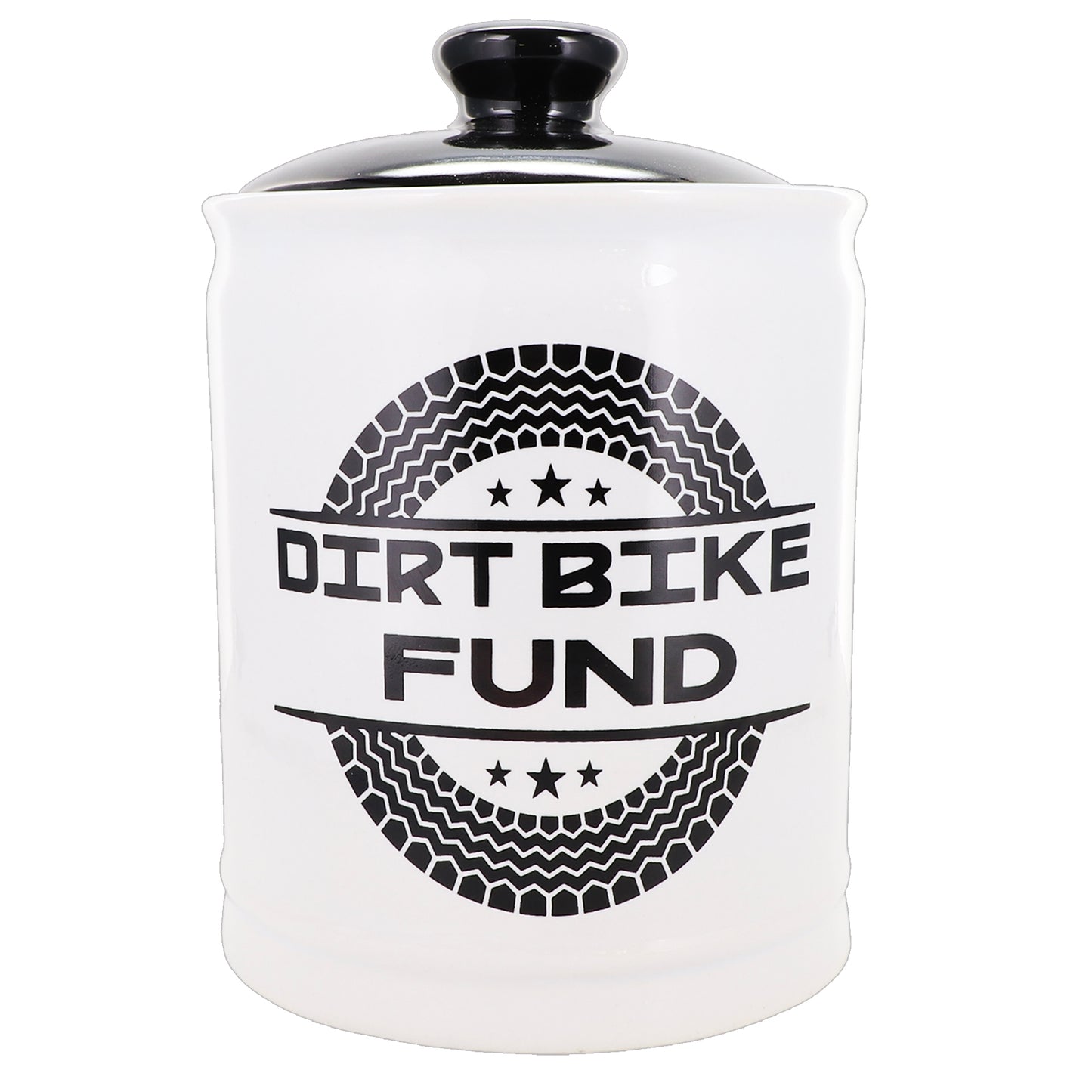 Cottage Creek Dirt Bike Fund Piggy Bank, Off Roading Quad Bike ATV Motocross Candy Jar