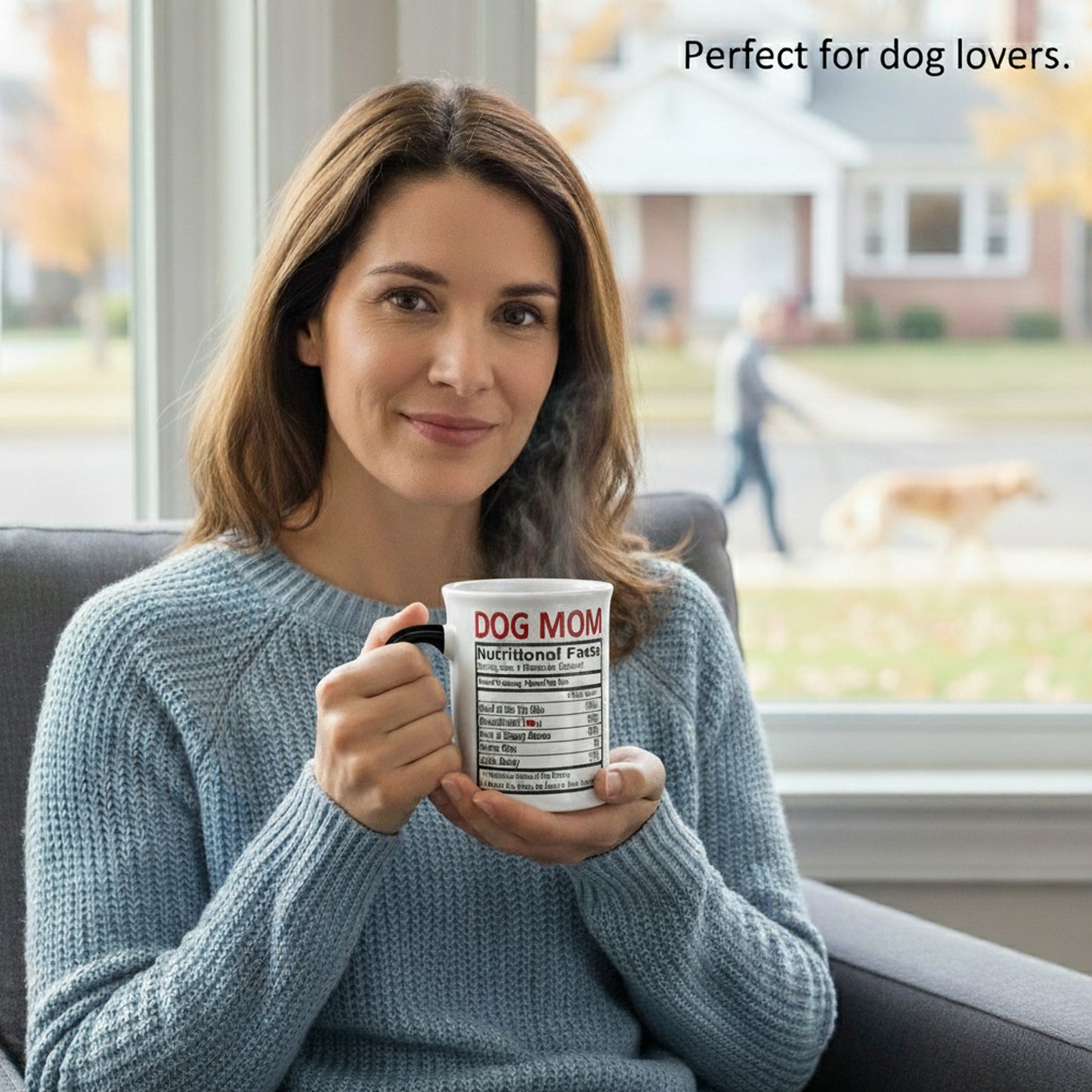 Cottage Creek Coffee Cups | Dog Mom 16oz Ceramic Coffee Mug | Ideal I Love My Dog Gifts for Women, Men | Funny Gifts for Mom, Dad, Girlfriend, Boyfriend