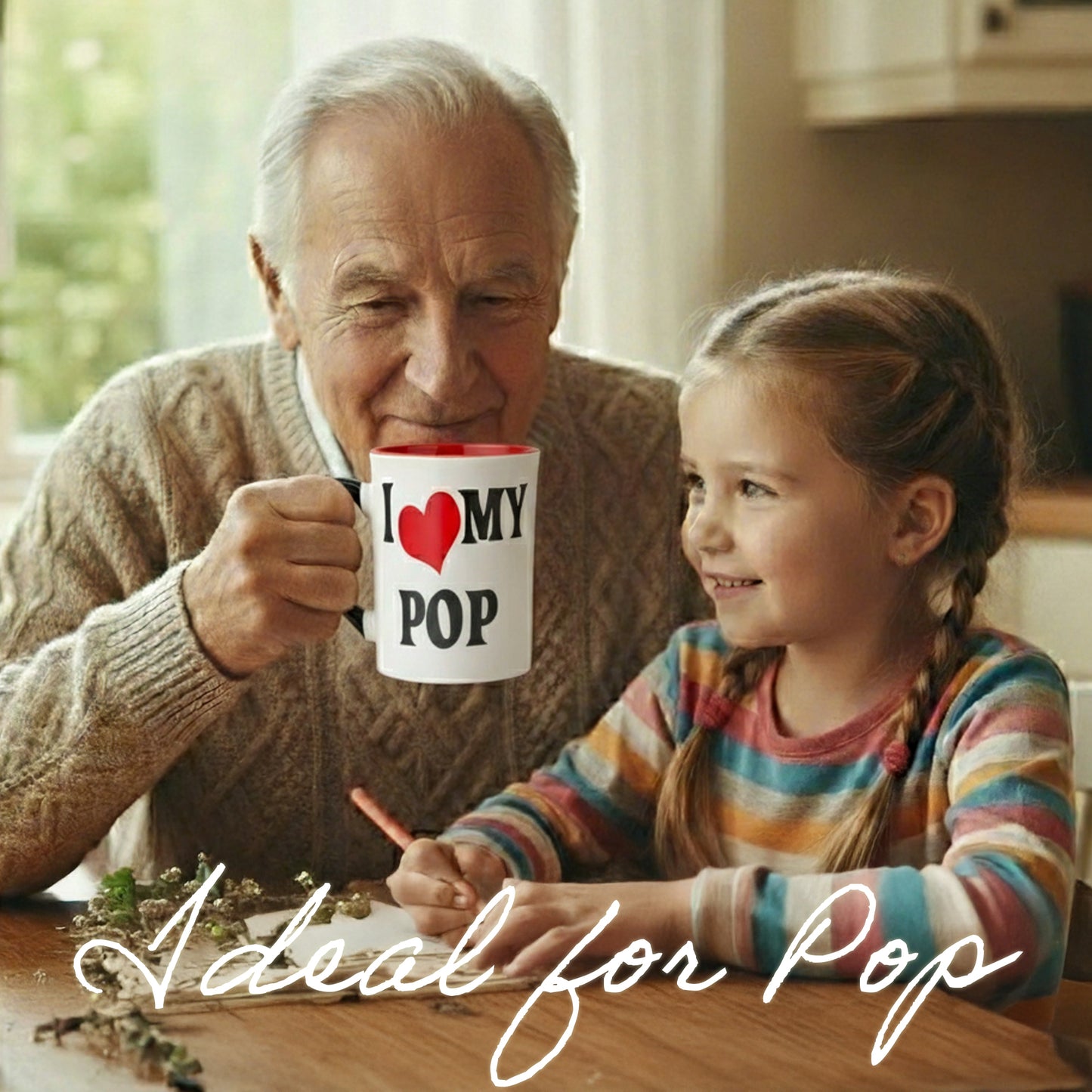 Cottage Creek Pop Mug | Pop Gifts | I Love My Pop Coffee Mug 16oz | Best Pop Ever