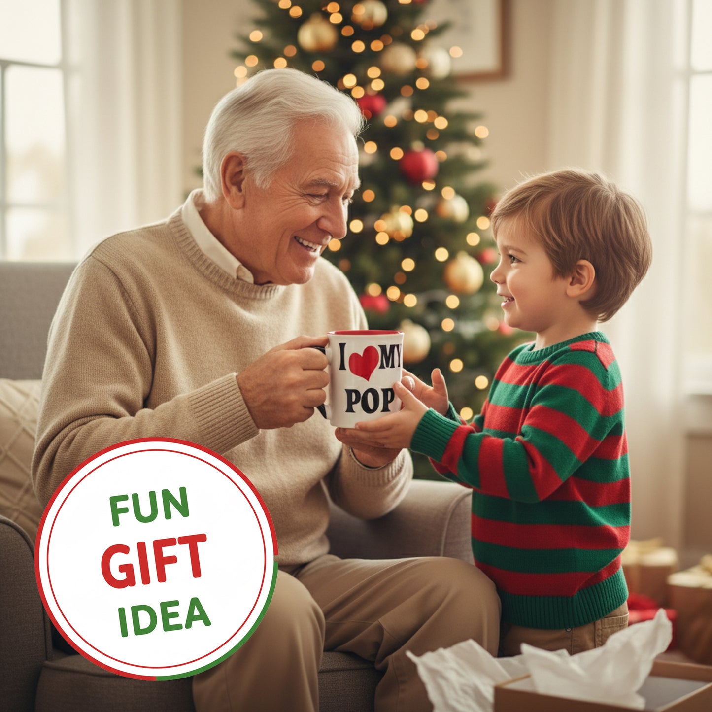 Cottage Creek Pop Mug | Pop Gifts | I Love My Pop Coffee Mug 16oz | Best Pop Ever