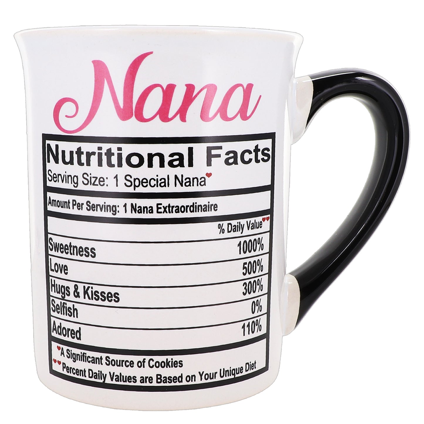 Nana Coffee Mug for Nana, Gifts for Nana, 16oz. Ceramic Coffee Cup, 6" Multicolored