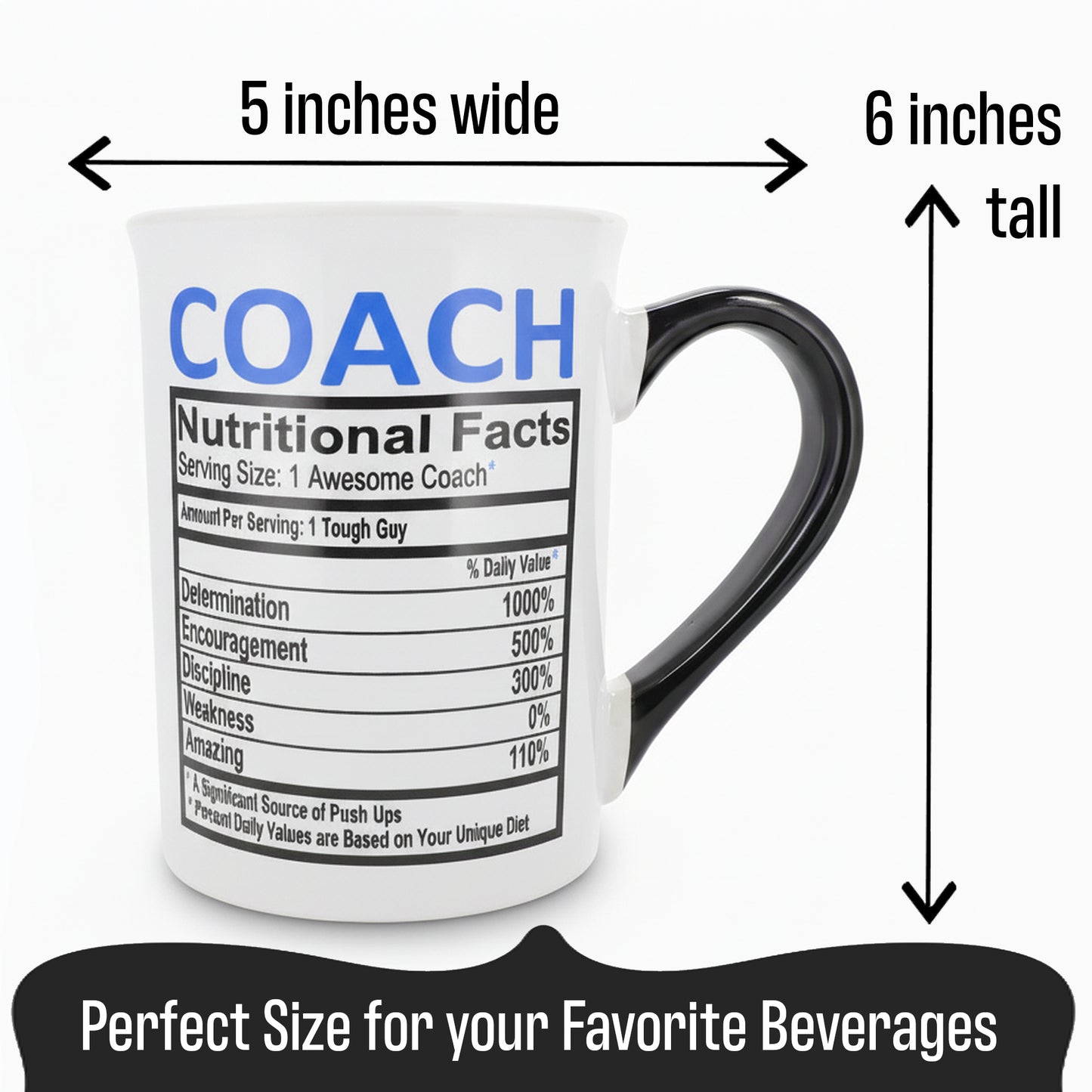 Cottage Creek Mugs | 16oz Coach Coffee Mug | Gifts for Men, Coaches, Women | Fun Thank You, Birthday, Christmas, or End-of-Season Gift for Football, Soccer, Baseball, Basketball, Cheer, & Gym Teachers