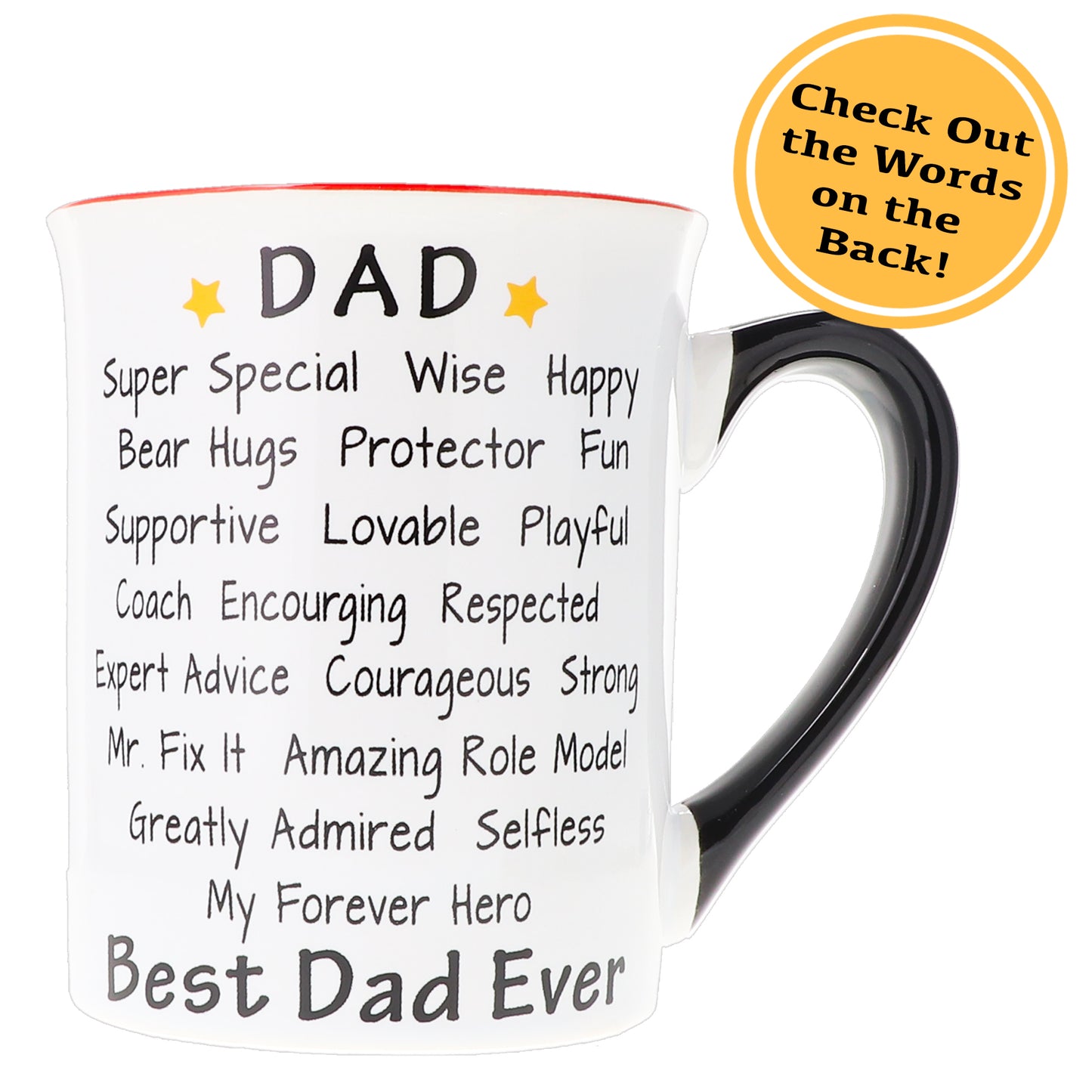 Cottage Creek I Love My Dad Mug, 16oz, Ceramic, 6", Multicolored Dad Coffee Mug