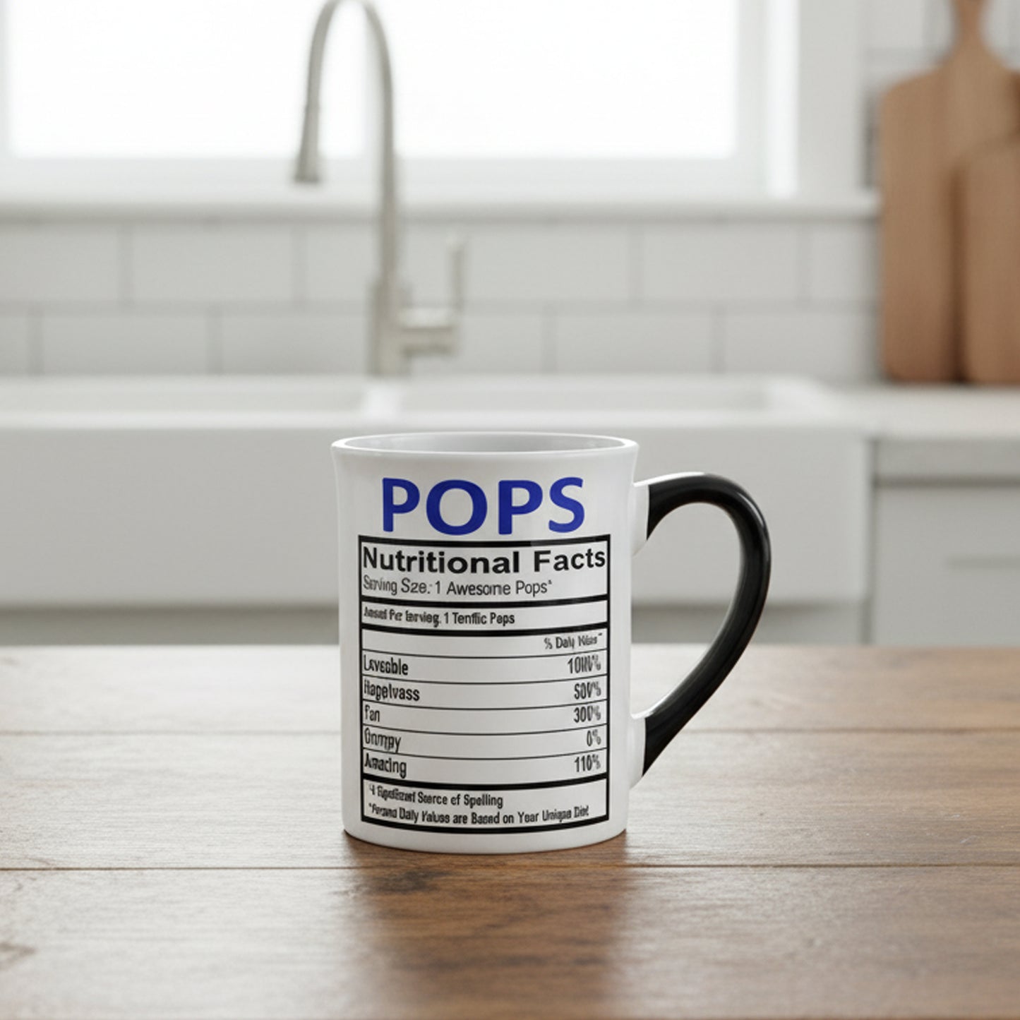 Cottage Creek Pops Mug, Pops Coffee Mug for Pops, 16oz., 6" Multicolored