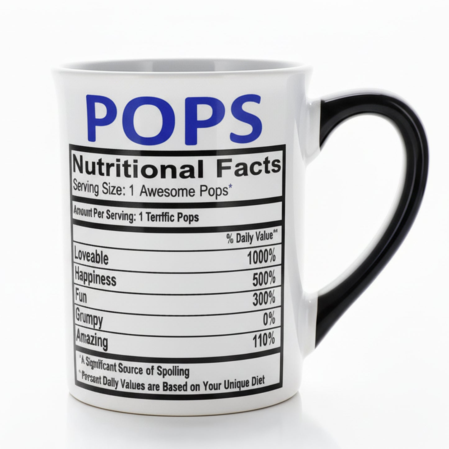 Cottage Creek Pops Mug, Pops Coffee Mug for Pops, 16oz., 6" Multicolored