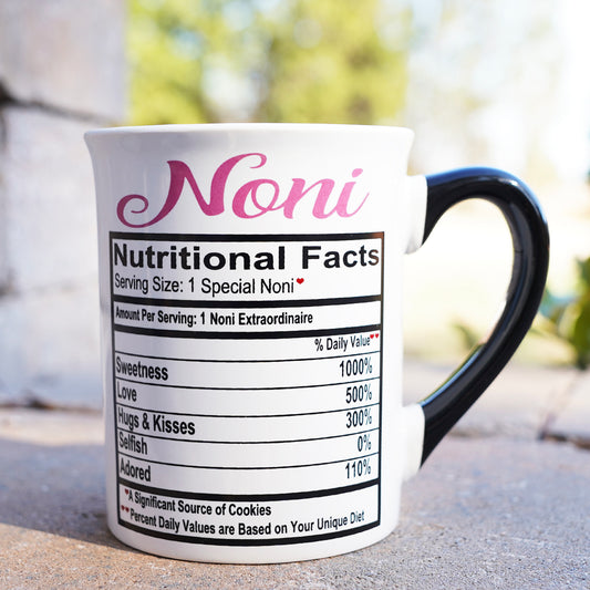 Noni Coffee Mug, Ceramic 16oz. Large Coffee Mug