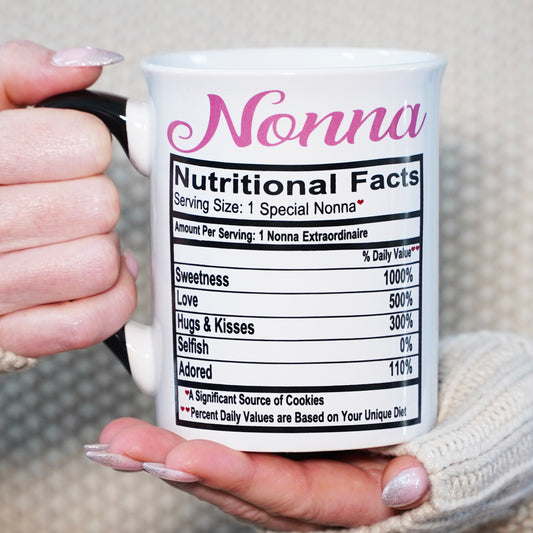 Nonna Mug, Nonna  16oz. Ceramic Coffee Mug