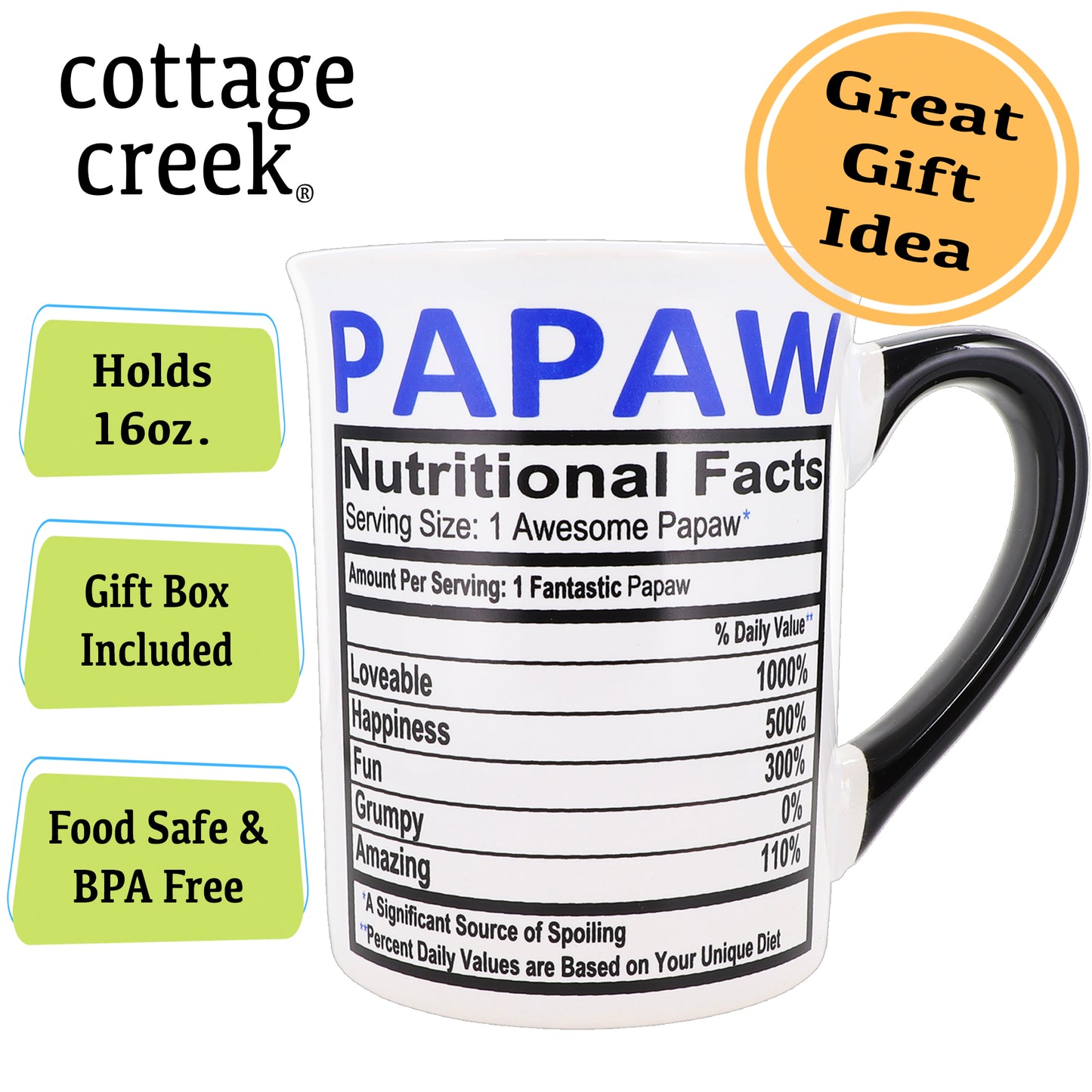 Papaw Mug, Papaw Coffee Mug for Papaw
