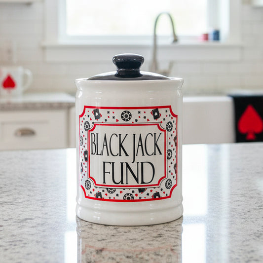 Cottage Creek Jars | Blackjack Fun Poker Money Piggy Bank, Slot Machine Coin Bank Casino Money Jar | Christmas Gifts for Women, Men, Friends | Gambling Gift Ideas for Poker Players and Casino Lovers