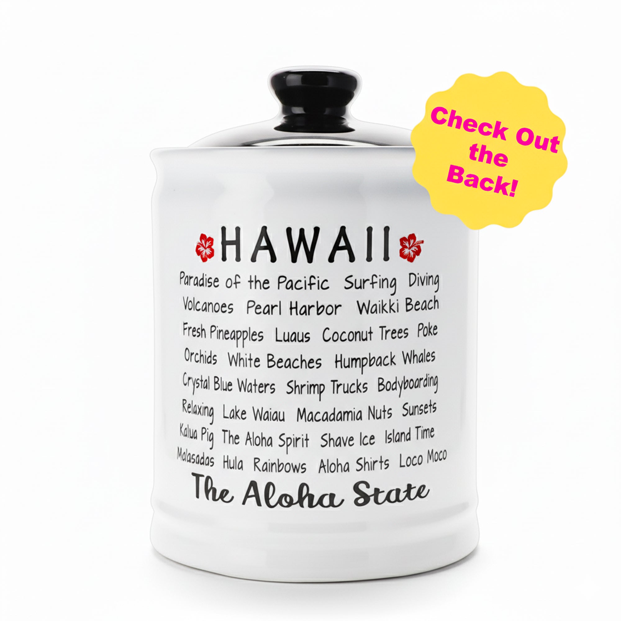 Cottage Creek Hawaii Fund Piggy Bank, Hawaiian Vacation Fund Jar