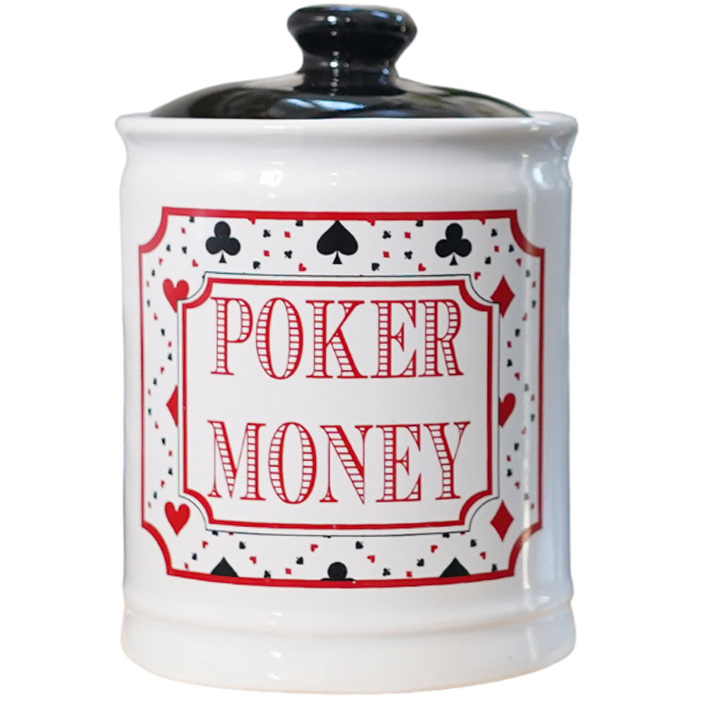 Poker Money Jar, Poker Piggy Bank for Poker Players