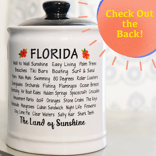 Florida Fund Piggy Bank, Vacation Fund Bank, Florida Gifts