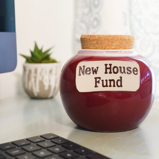 New House Fund Piggy Bank, Couples Gifts, Candy Jar