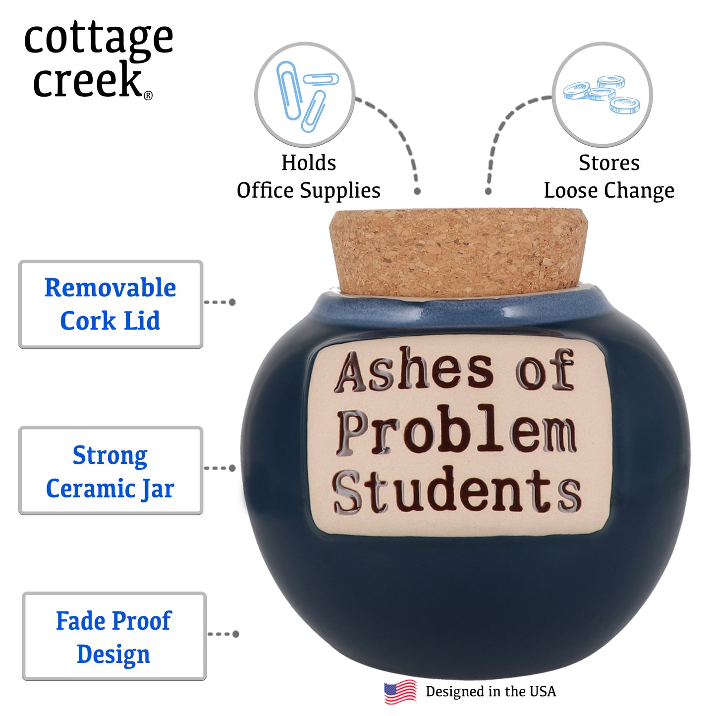 Ashes of Problem Student Piggy Bank, Teacher Gifts