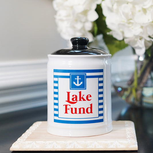 Lake Fund Piggy Bank, Lake Life Adventure Candy Jar