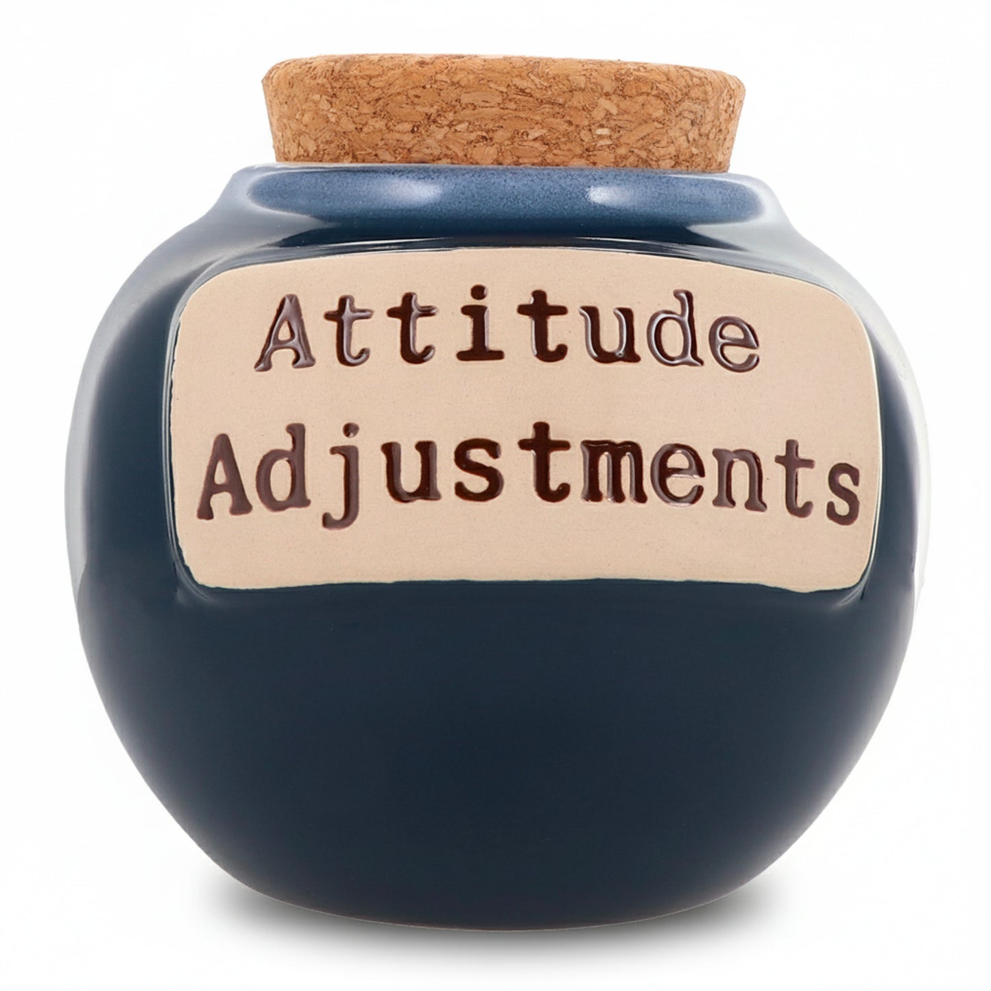 Cottage Creek Jars | Attitude Adjustments Money Bank, Funny Candy Jar for Office Desk | Ideal Room Decor Piggy Bank & Decorative Storage Container | Birthday Gifts for Women, Funny Gifts for Men