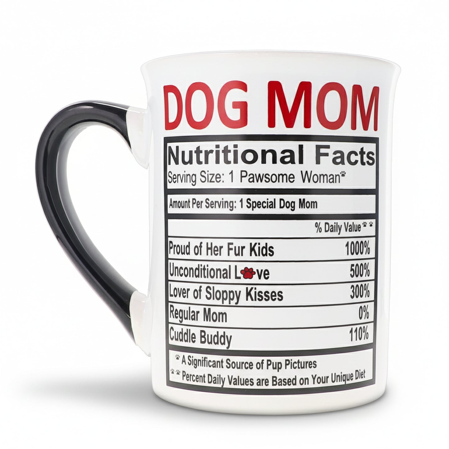 Cottage Creek Coffee Cups | Dog Mom 16oz Ceramic Coffee Mug | Ideal I Love My Dog Gifts for Women, Men | Funny Gifts for Mom, Dad, Girlfriend, Boyfriend