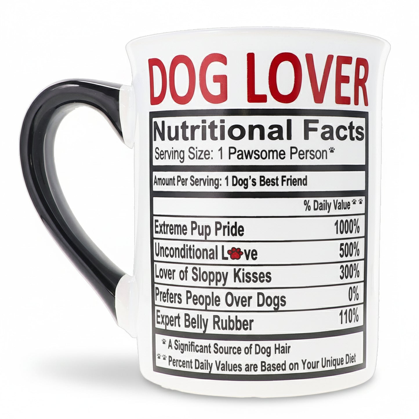 Cottage Creek Coffee Cups | Dog Lover 16oz Ceramic Coffee Mug | Ideal I Love My Dog Gifts for Women, Men | Funny Gifts for Mom, Dad, Girlfriend, Boyfriend
