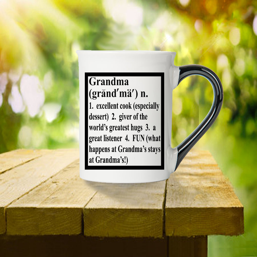 Cottage Creek Grandma Mug, 16oz. Ceramic 6" Multicolored Grandma Coffee Mug