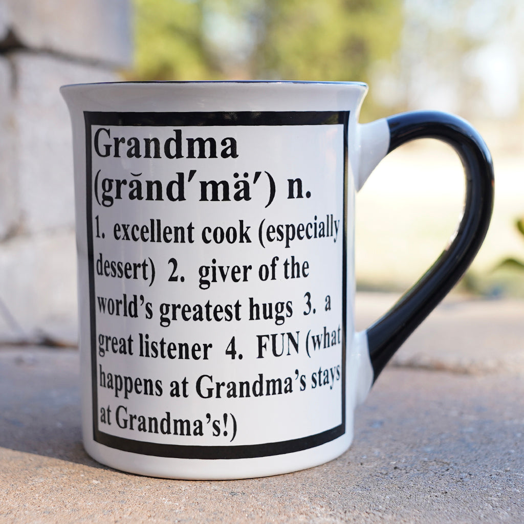 Cottage Creek Grandma Mug, 16oz. Ceramic 6" Multicolored Grandma Coffee Mug