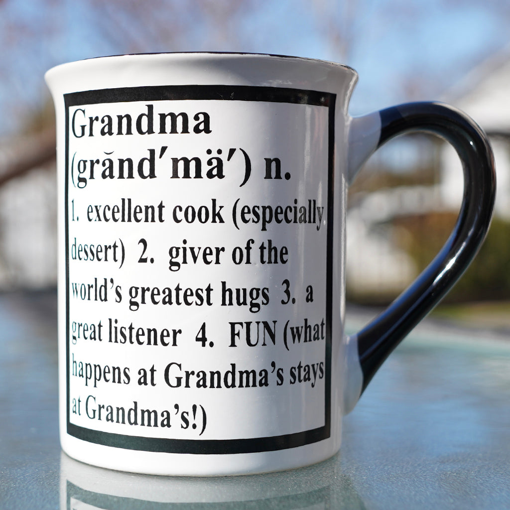 Cottage Creek Grandma Mug, 16oz. Ceramic 6" Multicolored Grandma Coffee Mug
