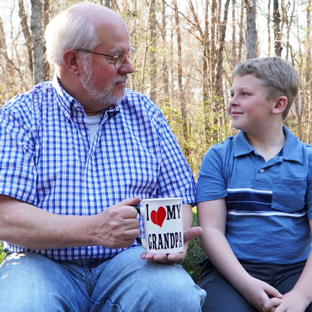 Cottage Creek I Love My Grandpa Mug, Grandpa Coffee Mug for Grandpa, 16oz., 6" Multicolored