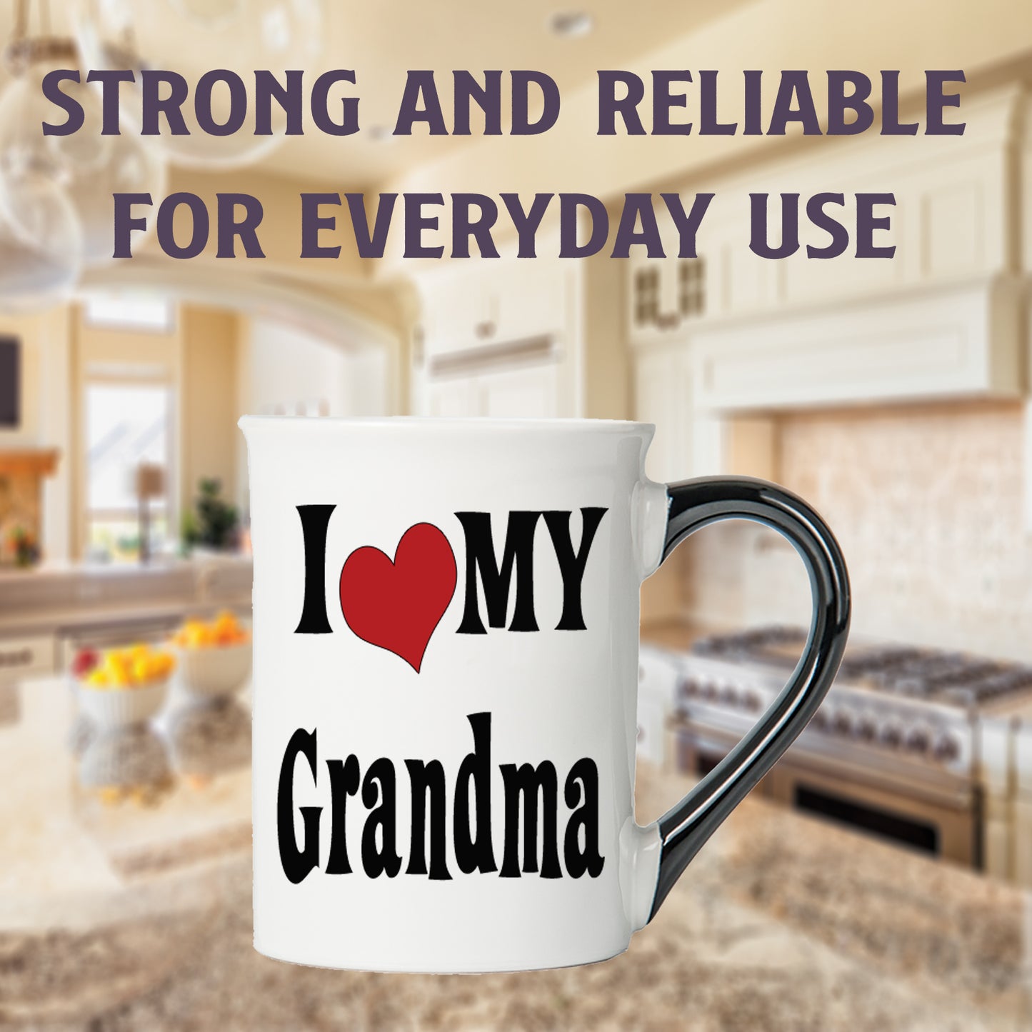 Cottage Creek Grandma Mug, Grandma Coffee Mug for Grandma, 16oz., 6" Multicolored