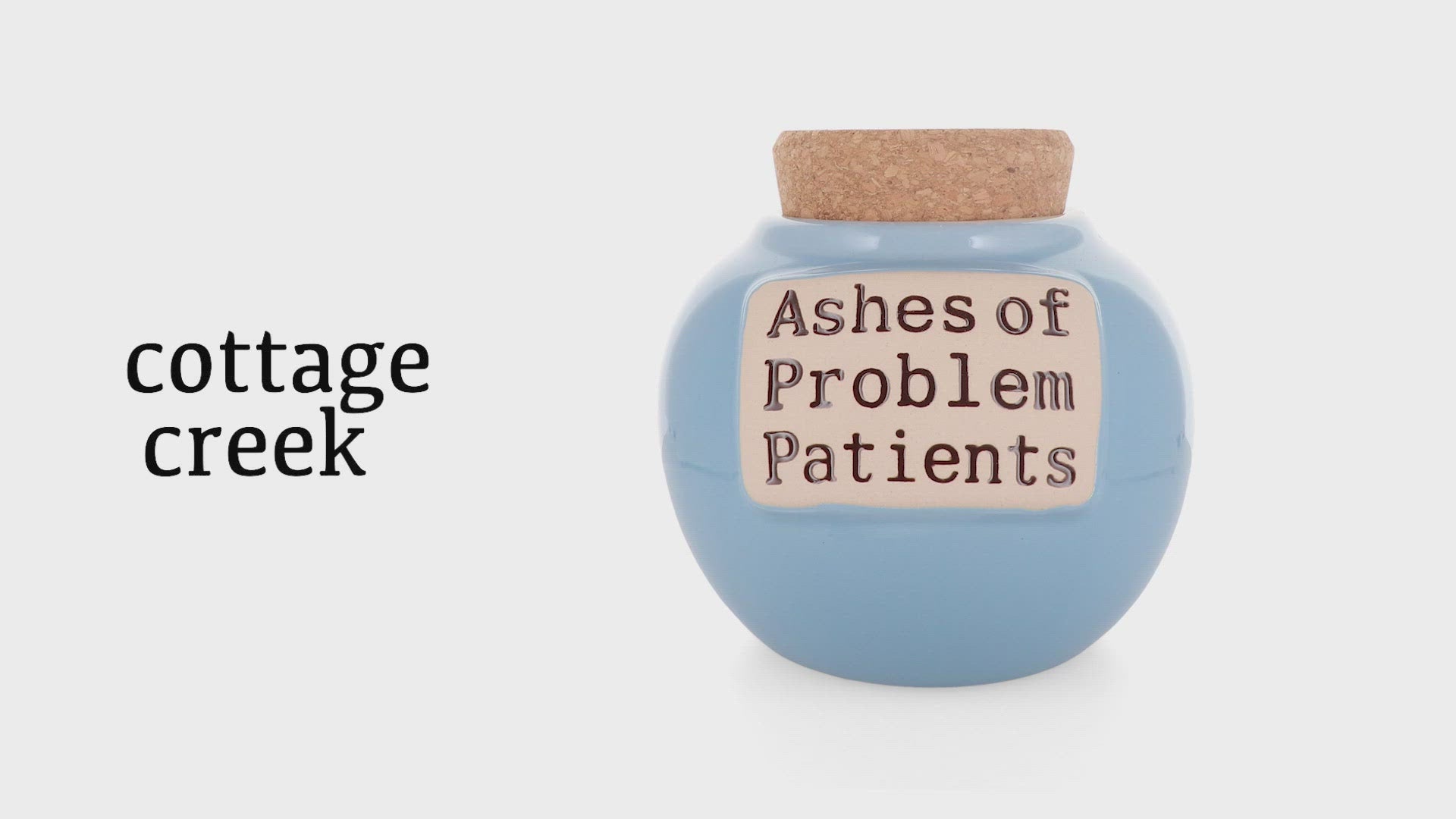 Ashes of Problem Employees Cork Jar video